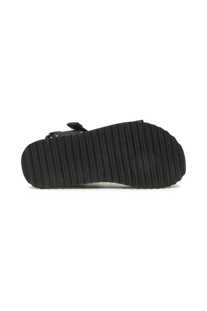 Versace Jeans Couture Kadın Sandalet Siyah/Altın - 5